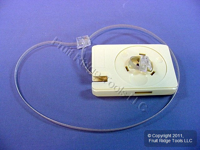 20 Leviton 9-Foot Travel Modem/Phone Cord Extension Reels RJ11 RJ14 C0281-1