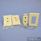 3 Leviton Ivory Decora Dual Telephone Wall Plates Duplex Phone Jacks C2447-I