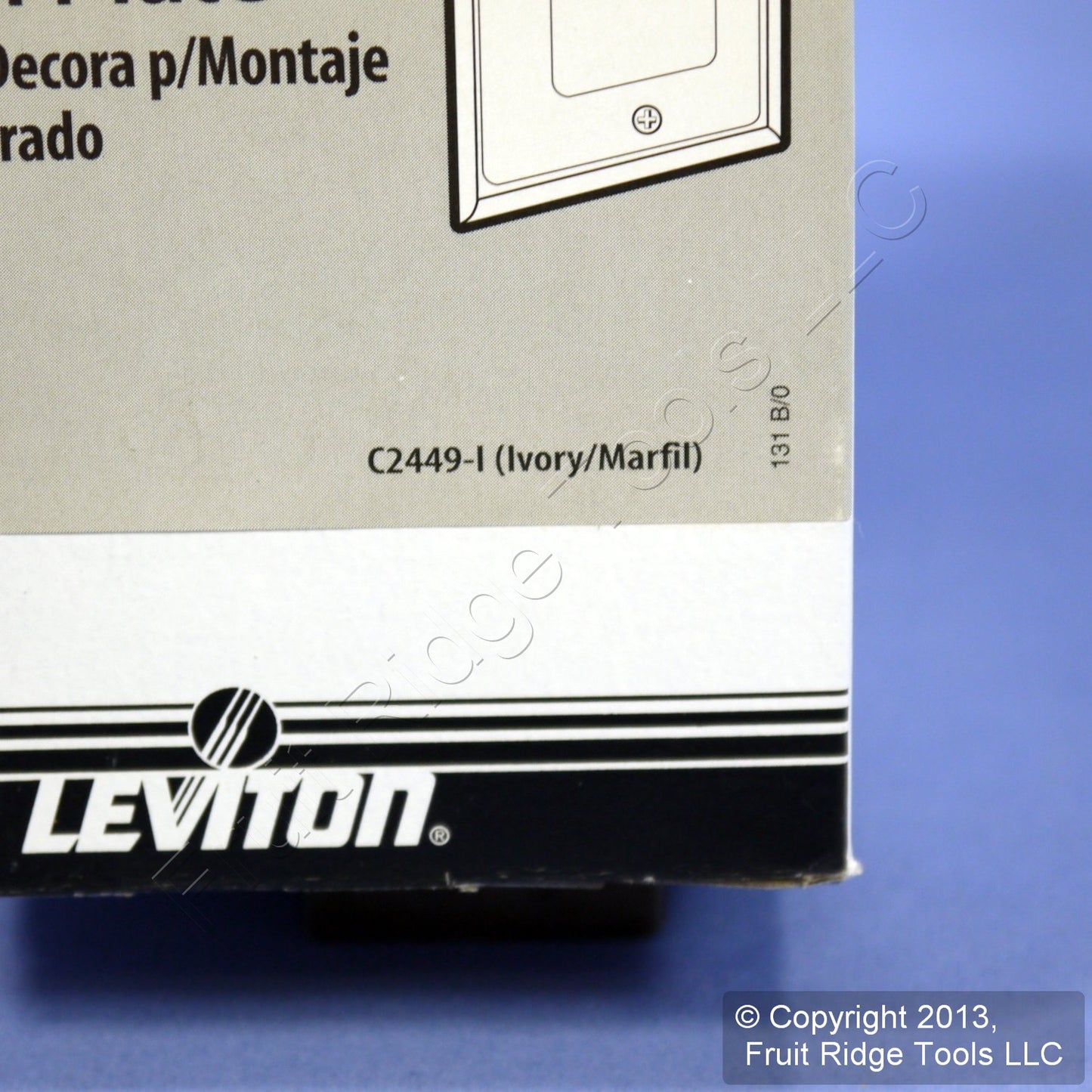 5 Leviton Ivory Decora Phone Jack Wall Plates Telephone C2449-I
