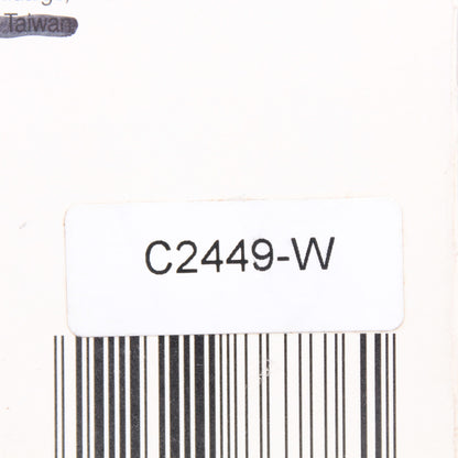 Leviton C2449-W White 4-Wire Telephone Jack Wallplate Decora Insert Cover 5-pack