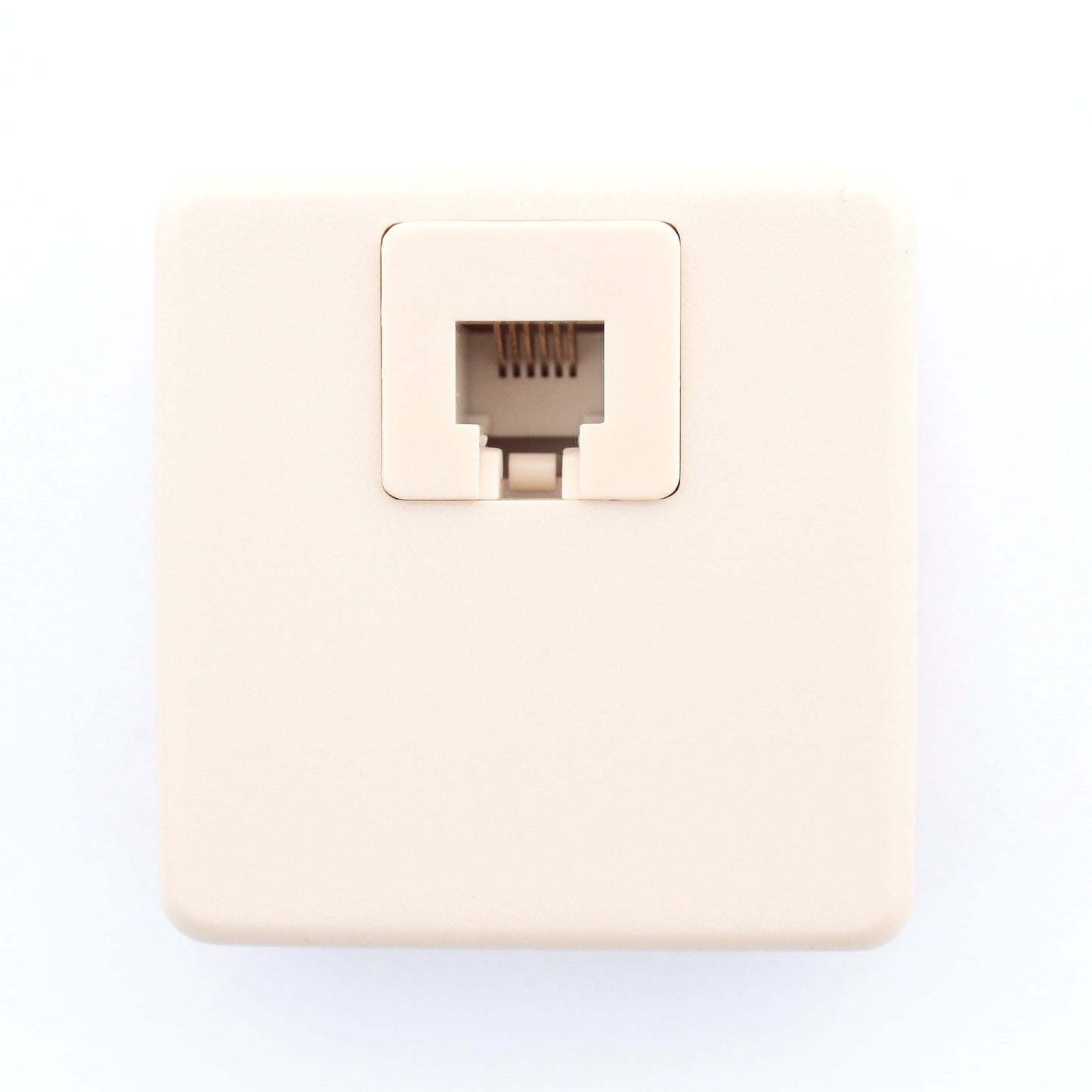Leviton C2645-I Ivory 6-Wire Surface Mount Block Cover Phone Jack Telephone 6P6C