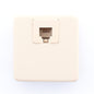 Leviton C2645-I Ivory 6-Wire Surface Mount Block Cover Phone Jack Telephone 6P6C