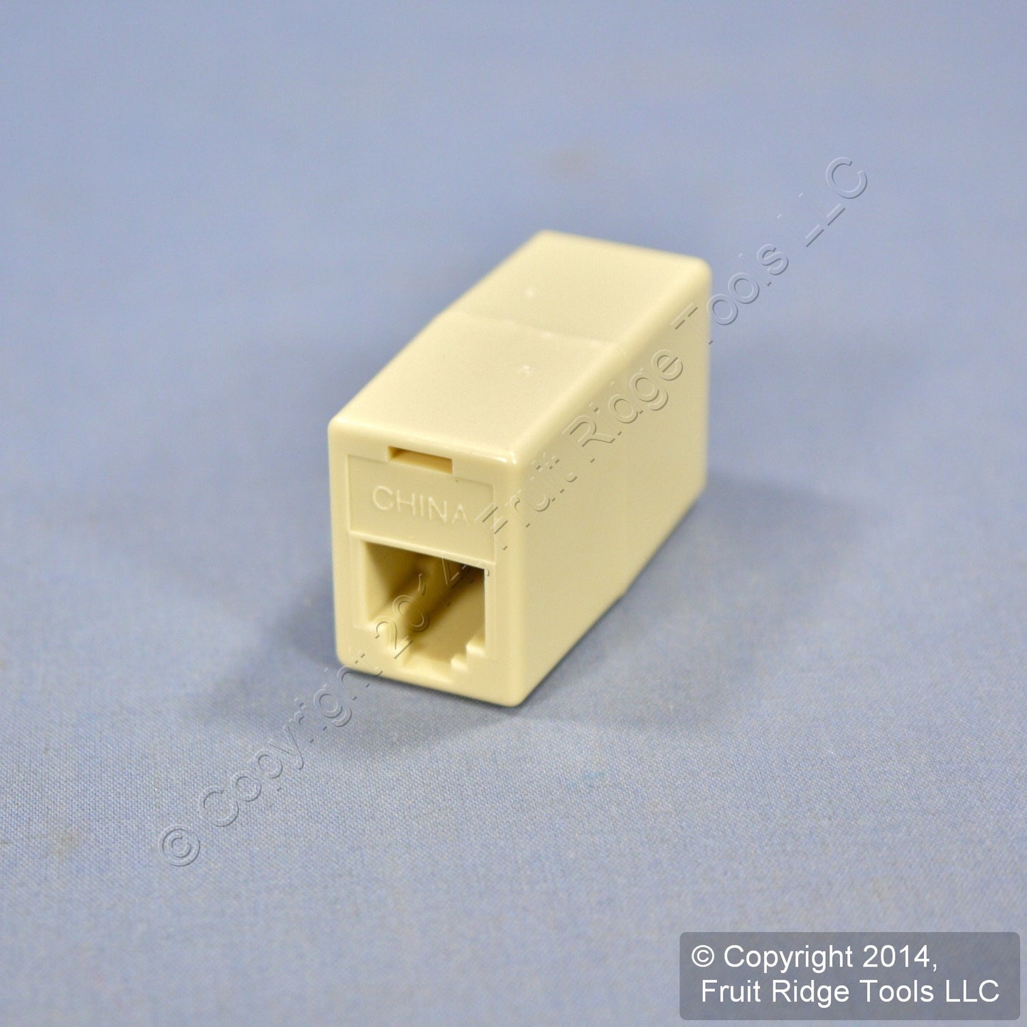 Leviton Ivory In-Line Phone Cord Coupler 6-Wire Modular Telephone RJ11 C2683-I