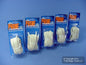 5 Leviton Ivory 25' Flat Phone Line Cords 6-Wire Telephone C2684-25I