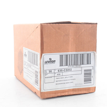 30 Leviton 900 MHz Leviton 2-Way Video Distribution Splitters C5002