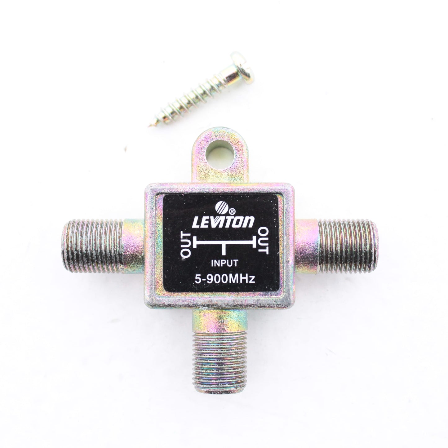 Leviton C5002 900 MHz 2-Way Video Distribution Splitter Dual 75-Ohm Output