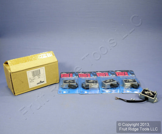 5 Leviton A/B Video Cable TV Switches 75/300 Ohm Coaxial C5102