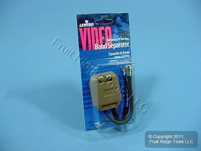 Leviton Band Separator 300 to 75/300 Ohm TV UHF VHF C5155