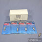 5 Leviton Silver RCA to Mini Plug Adapters 3.5mm Mono C5202