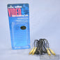 Leviton 6 Ft Video Mono Audio Dubbing RCA Patch Cables GOLD Plated C5245-6GO