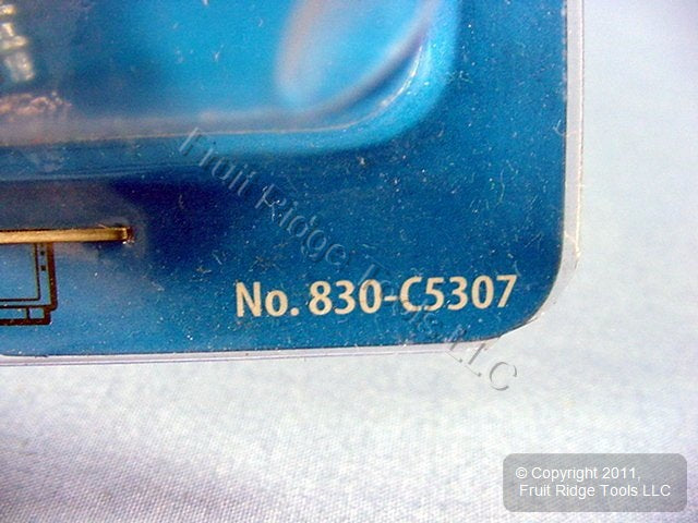 2 Leviton 1-Piece Crimp-On Coaxial Cable End Connectors RG59 C5307