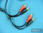 Leviton 6 ft Audio Stereo Video Dub Patch Cable RCA Gold Plug Shielded C5451-6GO