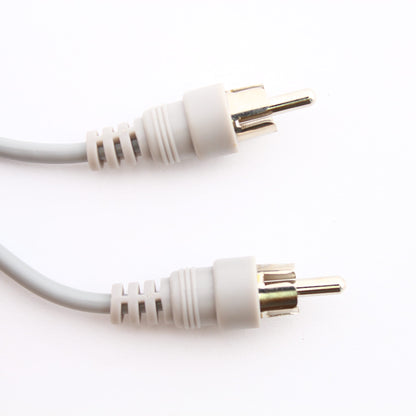 Leviton Gray 3-Foot RCA Audio Speaker Patch Cable Wire Shielded 3' C5452-3