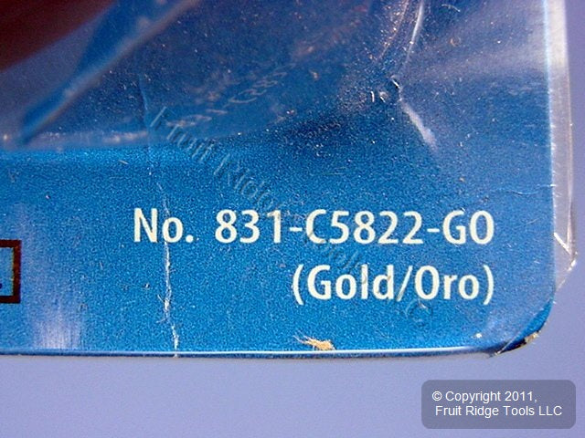 Leviton 6 Ft Video Stereo Audio Dubbing Coaxial Patch Cable GOLD C5822-GO