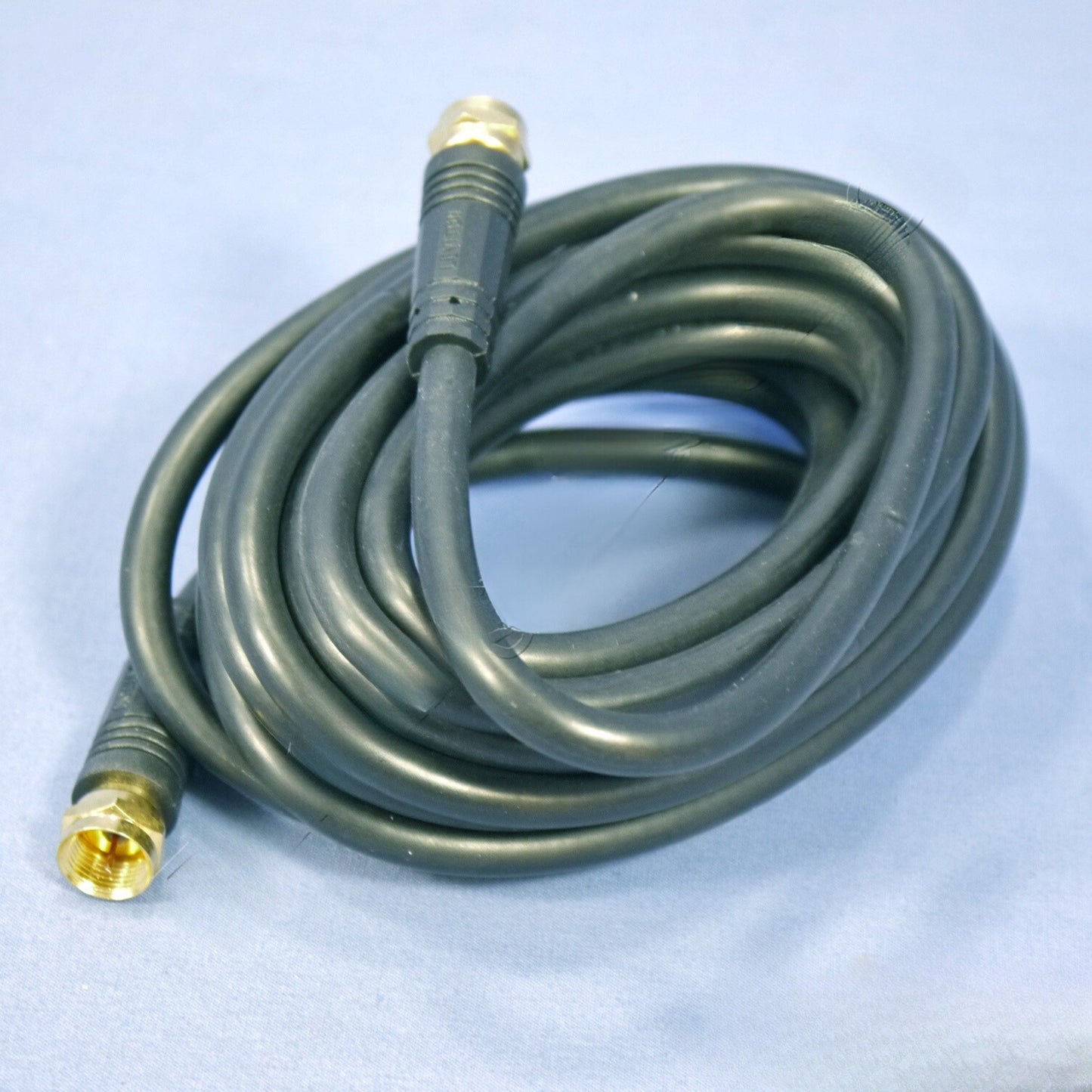 Leviton Black 12' Coaxial Video Cable w/ Gold Plug Ends RG59 C5851-12G-841