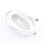 Leviton C5851-12G-847 White 12 Feet Coaxial Video Cable w/ Gold Plug Ends RG59