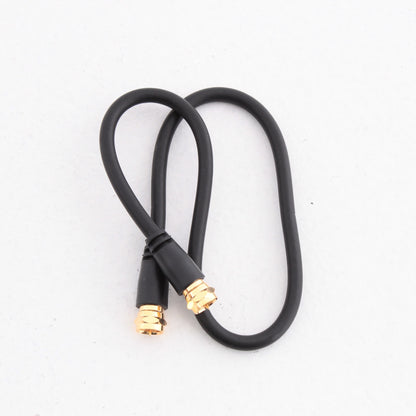 50 Leviton 18" Coaxial Video Cables w/ Gold Plug Ends F-Type C5851-1GO