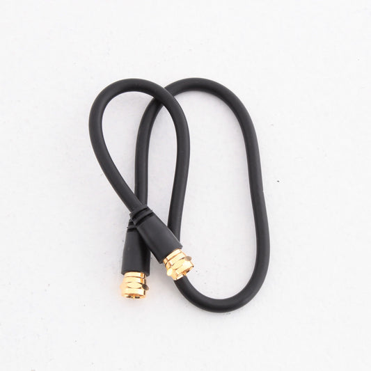 50 Leviton 18" Coaxial Video Cables w/ Gold Plug Ends F-Type C5851-1GO