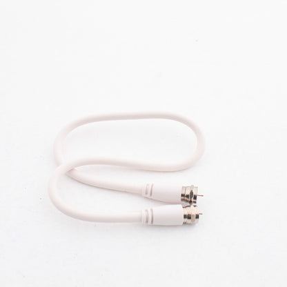 50 Leviton White 18" Coaxial Video Cables RG59 C5851-1W