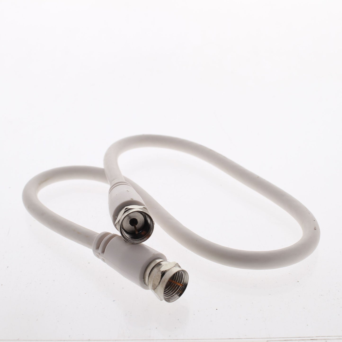 5 Leviton White 18" Coaxial Video Cables RG59 C5851-1W