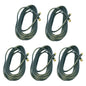 5 Leviton Black 25' Coaxial Video Cable Gold Plugs End F-Type RG59 C5851-25G-104