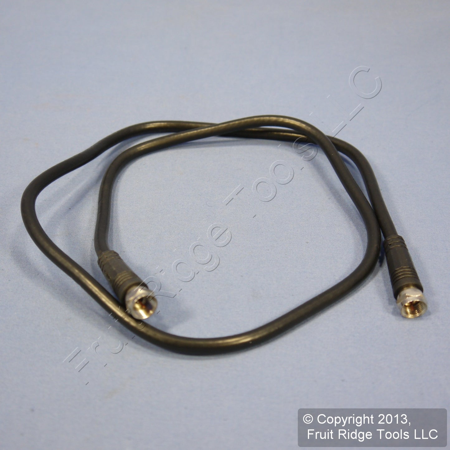 Leviton C5851-3E Black 3 Ft Coaxial Video Cable 75-Ohm F-Type Wire RG59 Plugs