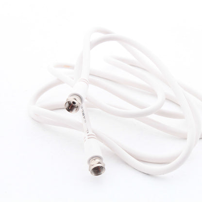 50 Leviton White 6' Coaxial Video Cables RG59 Plugs 75-Ohm F-Type Wire C5851-6W