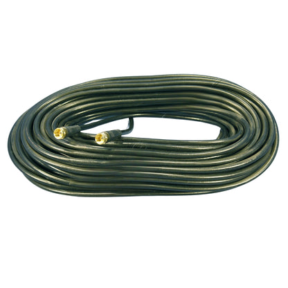 Leviton C5851-CGO Black 100' Coaxial Video Cable Gold RG59 Plugs 75-ohm F-Type
