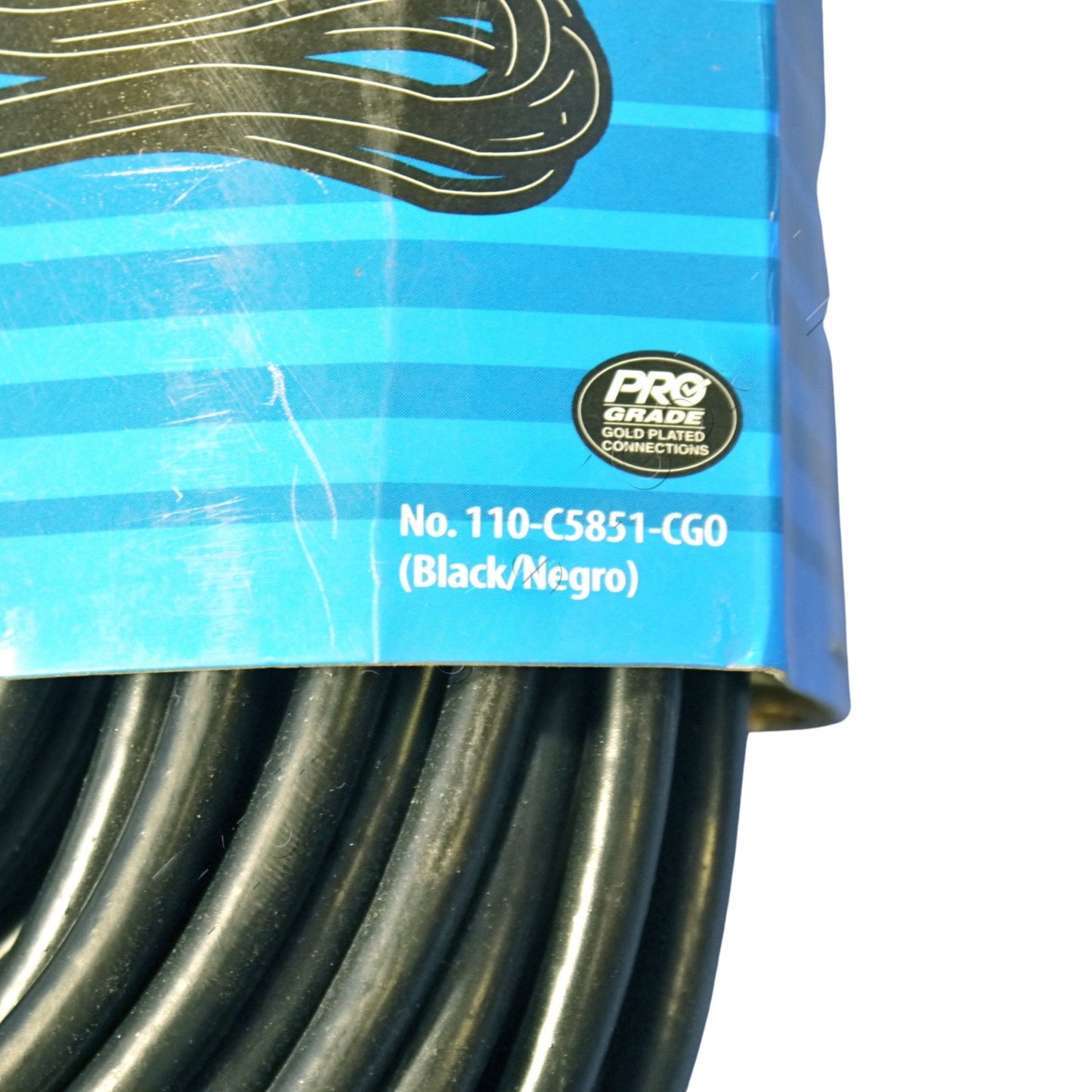 Leviton C5851-CGO Black 100' Coaxial Video Cable Gold RG59 Plugs 75-ohm F-Type