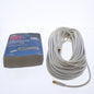Leviton C5851-100G White 100 Feet Coaxial Video Cable GOLD PLUGS F-Type