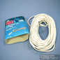 Leviton White 100' Coaxial Video Cable RG59 Plugs 75-Ohm F-Type Wire C5851-CW