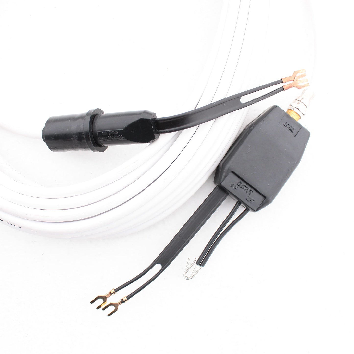 Leviton C5946 50 Feet Coaxial Video Cable Kit Outdoor Transformer Band Separator
