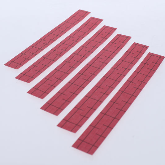 6 Leviton Red Labels for Cat 5e 110-Type Telephone Wiring Base Lined 41LBL-R