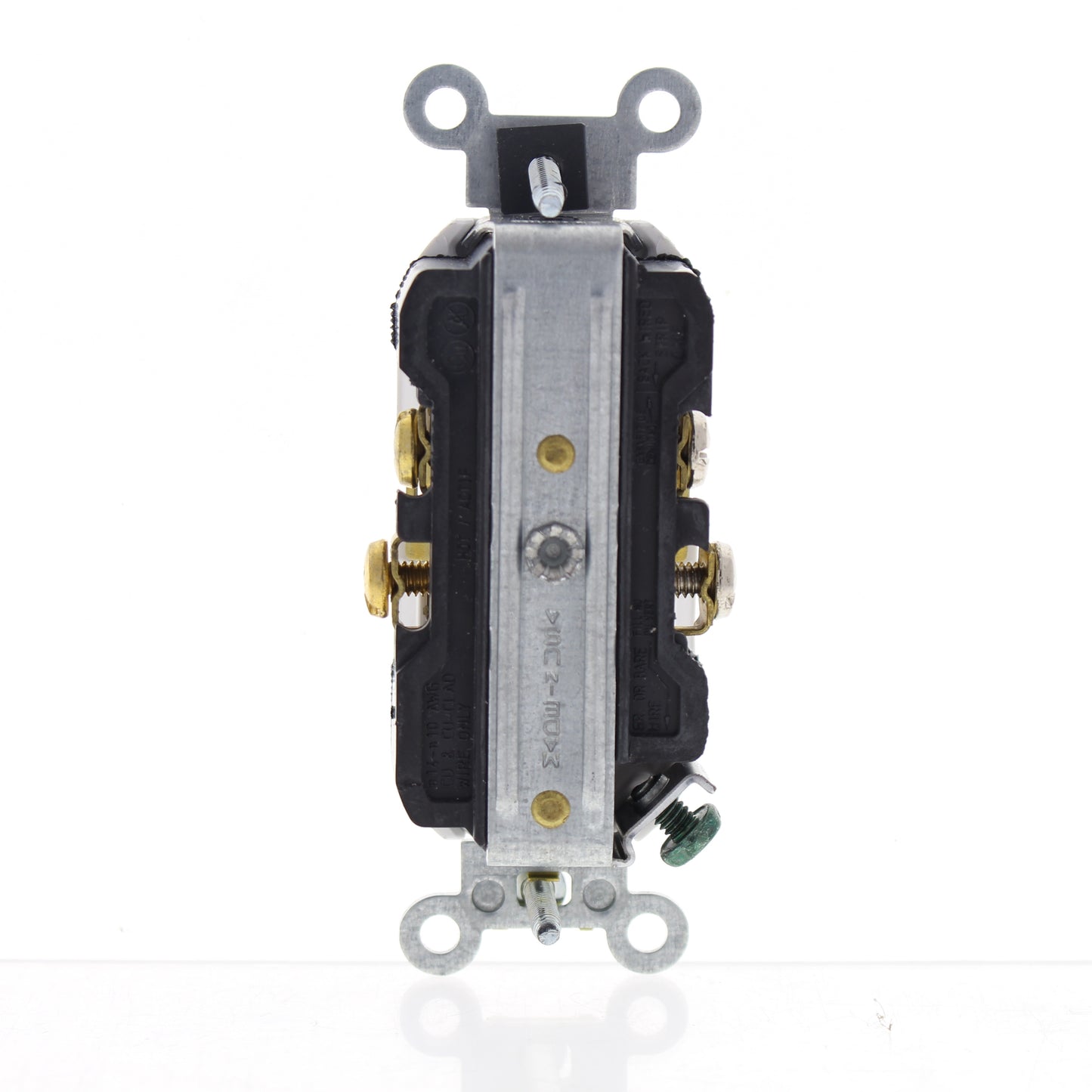 Leviton White Commercial Outlet Duplex Receptacle NEMA 5-15R 15A 125V CBR15-W