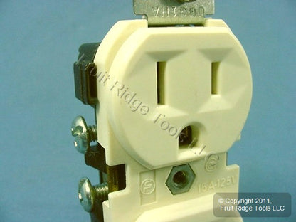 Leviton Almond Commercial Outlet Duplex Receptacle 15A CR15-A