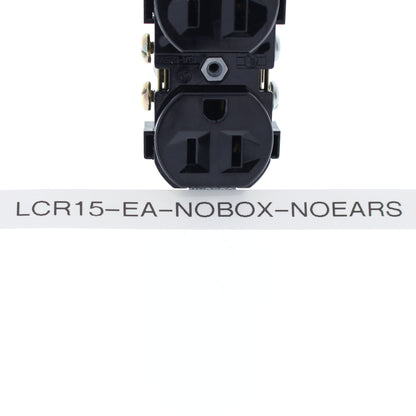 Leviton Brown Outlet Duplex Receptacle Nema 5-15R 15A 125V NO EARS Bulk CR15
