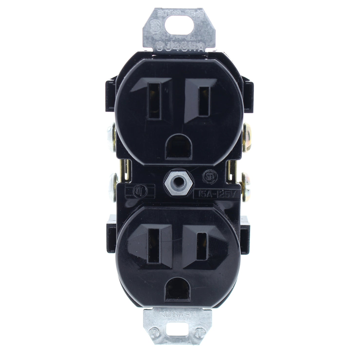 Leviton Brown Outlet Duplex Receptacle Nema 5-15R 15A 125V NO EARS Bulk CR15