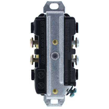 Leviton Brown Outlet Duplex Receptacle Nema 5-15R 15A 125V NO EARS Bulk CR15
