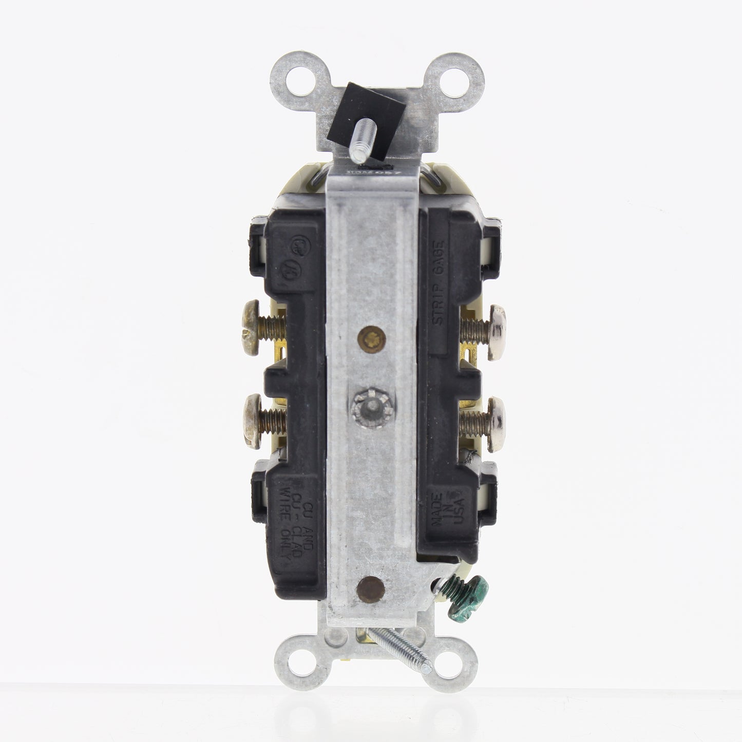 Leviton Scratched Lt Almond Commercial Outlet Duplex Receptacle 15A Bulk CR15-T