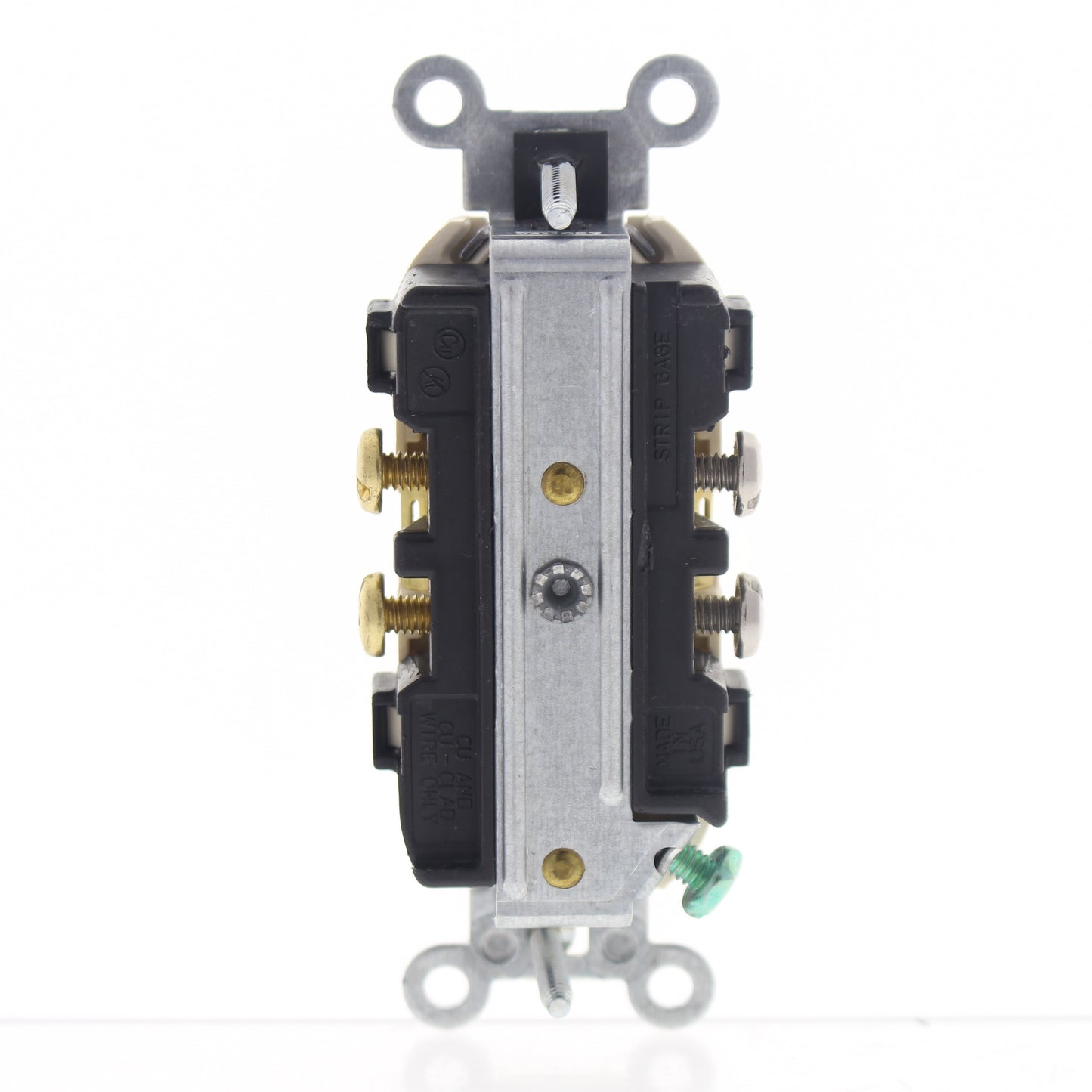 Leviton Almond Scratched Damaged Outlet Duplex Receptacle 20A Nema 5-20 CR20-A