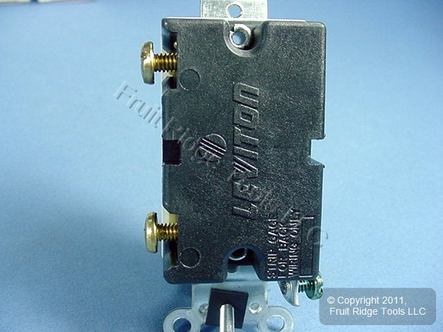 Leviton CS115-2 Brown Commercial Toggle Wall Light Switches 15A 10-Pack