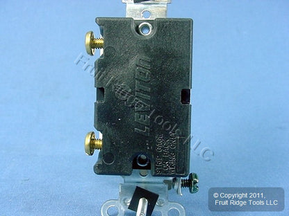 Leviton CS115-2G Gray Commercial Grade 15A Toggle Wall Light Switch Boxed