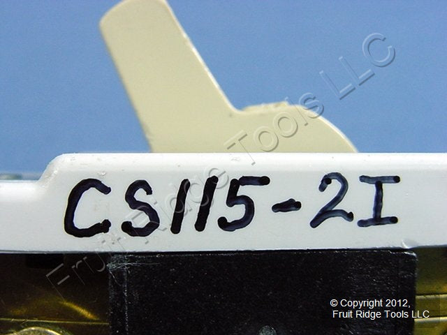 Leviton CS115-2I Ivory Single Pole Toggle Wall Light Switch Commercial Bulk 15A