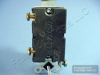Leviton CS115-2I Ivory Single Pole Toggle Wall Light Switch Commercial Bulk 15A