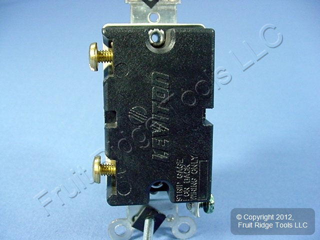 Leviton CS120-2 Brown Commercial Toggle Light Switch Single Pole 20A 120/277Bulk