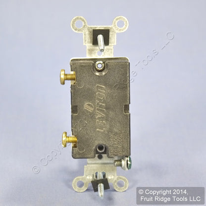 Leviton CS120-2T Light Almond Commercial Toggle Wall Light Switch 20A 120/277V