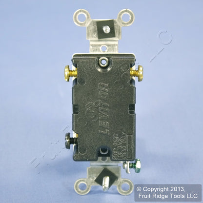 Leviton CS315-2 Brown 3-Way Commercial 15A Toggle Wall Light Switch Boxed