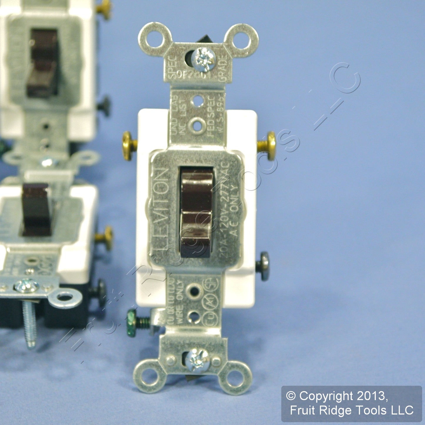 Leviton CS320-2 Brown 3-Way Commercial Toggle Wall Light Switches 20A 10-Pack