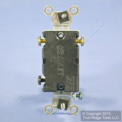 Leviton CS320-2 Brown 3-Way 20A Commercial Toggle Wall Light Switch Boxed