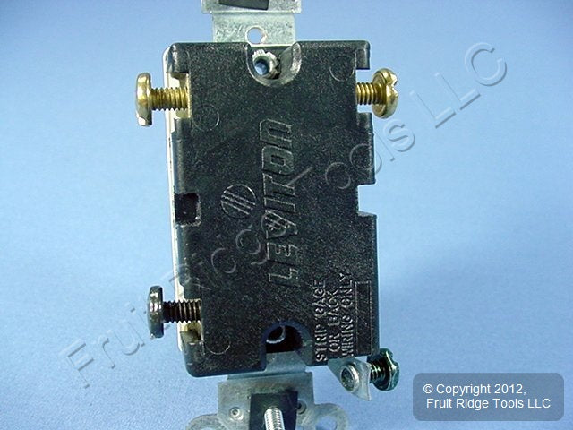 Leviton CS320-2GY Gray 3-Way Commercial Grade Toggle Wall Light Switch 20A Bulk